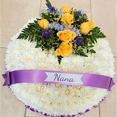 Traditional massed Posy with Spray