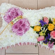 Knitting Funeral Pillow