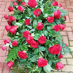 Luxury Rose Coffin Spray