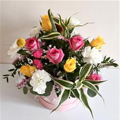 Pretty pastels Hatbox